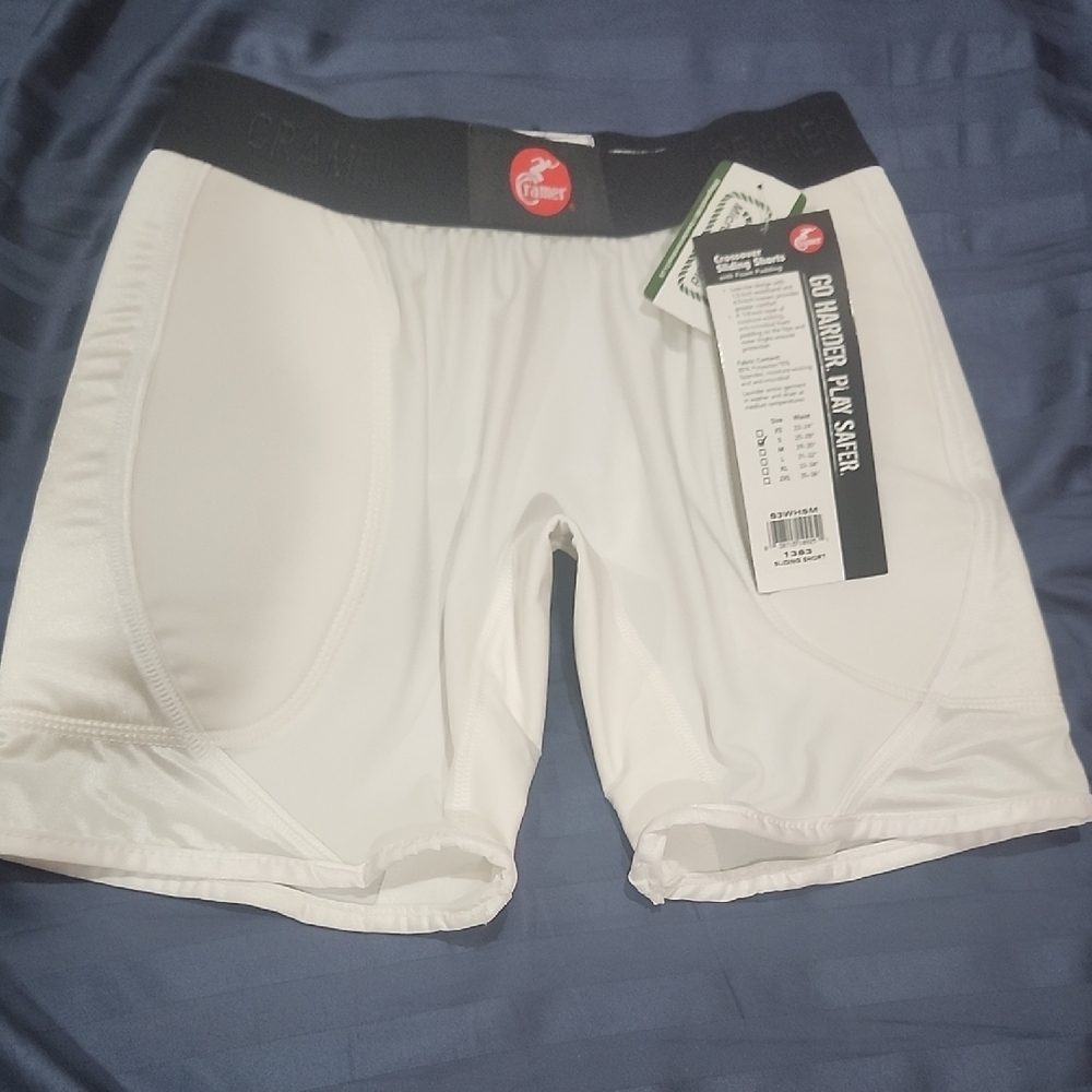 White Compression Shorts